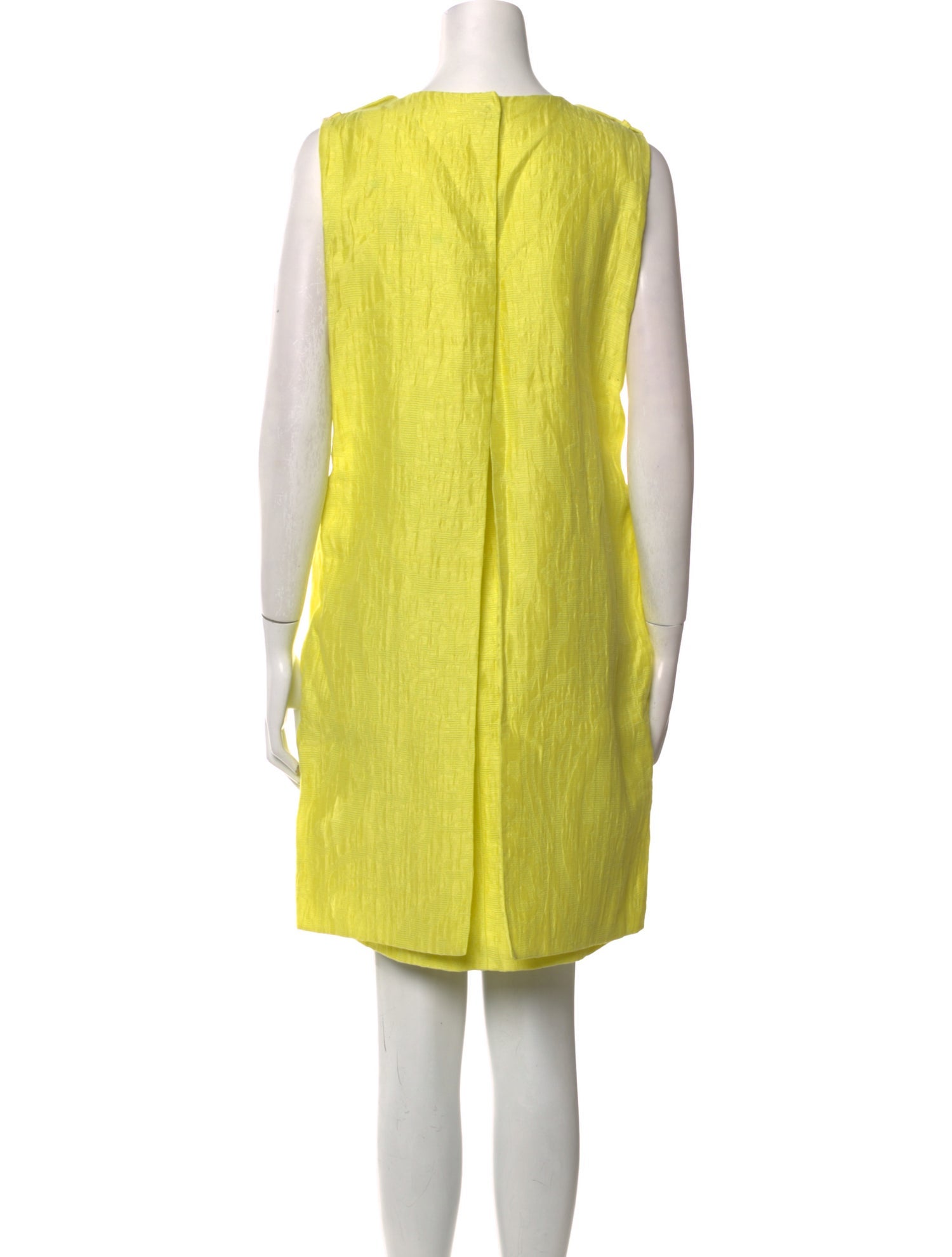 Armani Collezioni Crew Neck Mini Dress